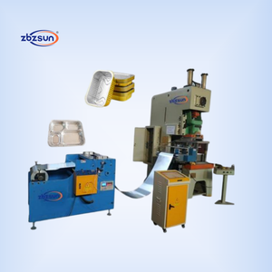 Presse pneumatique à base <span class=keywords><strong>anti</strong></span>-vibration pour la production uniforme de moules de contenants BBQ en feuille d'aluminium - Product Image 1