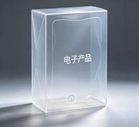 Boîte transparente en PET résistante aux rayures, aspect haut de gamme, idéale pour l'emballage de cosmétiques et de bijoux.