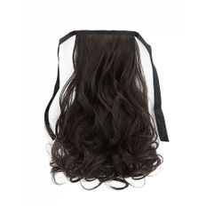 Femmes S Curl Wave Strap Ponytail Bundles Clip-In Extension de cheveux humains Yaki Style Partie Perruque avec fermeture à cordon - Product Image 1