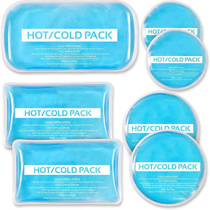 Compresa de Gel Reutilizable Fría y Caliente, Rectangular y Redonda, con Logotipo Personalizado, Apta para Aliviar el Dolor, la Hinchazón y las Moretones - Product Image 1