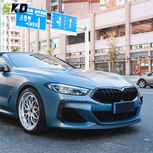 Divisor frontal para <span class=keywords><strong>BMW</strong></span> <span class=keywords><strong>Serie</strong></span> <span class=keywords><strong>8</strong></span> 2020 + G14 G15 G16 Kit de cuerpo de estilo X de fibra de carbono seco Divisor de labios delantero - Product Image 4