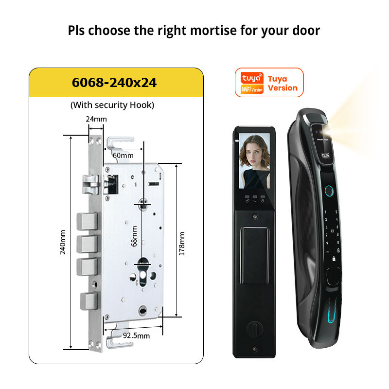 Z31-6068 240*24 (avec crochet de sécurité) avec empreinte de paume