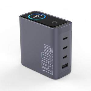 <span class=keywords><strong>Chargeur</strong></span> USB C rapide GaN 140W, écran tactile, <span class=keywords><strong>chargeur</strong></span> mural USB C 4 ports, adaptateur secteur pour ordinateur portable Dell XPS, iPhone, <span class=keywords><strong>iPad</strong></span> Pro - Product Image 3