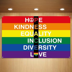 Spanduk Latar Belakang Dekorasi Kebanggaan Dekorasi Bulan Kebanggaan LGBT Latar Belakang Kebanggaan Gay LGBT Spanduk Pesta Cinta Adalah Cinta Dapat Disesuaikan - Product Image 4
