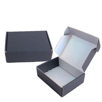 Boîtes d'emballage personnalisées en carton ondulé, laminées mat, avec fermeture à rabat, pour l'expédition et l'emballage de cadeaux de détail