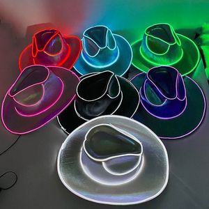 Gorra de Béisbol Holográfica <span class=keywords><strong>Cyberpunk</strong></span> con Fibra Óptica LED de Colores, Novedosa y Moderna, para Disfraces de Halloween, Navidad y Año Nuevo - Product Image 3