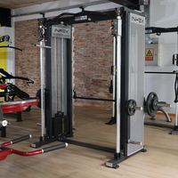 Machine Smith multifonctionnelle professionnelle à contrepoids K1904, pile de poids de 180 kg pour usage commercial, fonctionnement fluide en salle de sport
