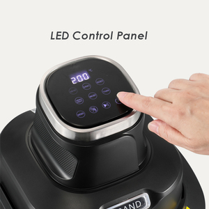 Giòn Nồi chiên không khí màn hình cảm ứng kỹ thuật số đôi nồi thủy tinh điện thông minh Nồi chiên sâu với oilless tính năng và cửa sổ hiển thị - Product Image 3