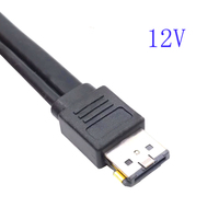 Cable USB SATA 22p a Power Esata, Compatible con 5v, 50cm, para Disco Duro de 2.5 Pulgadas, Cable Convertidor de Extensión
