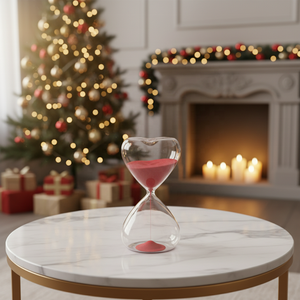 Sablier en verre écologique personnalisé, fait main, promotionnel, moderne, durable, de 5, 10, 30 ou 60 minutes - Product Image 4