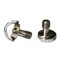 Professionele Fabricage Roestvrijstalen 1/4 Verstelbare D-Ring Verborgen Camera Schroef