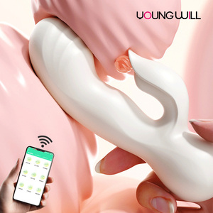 Vibrador <span class=keywords><strong>de</strong></span> Conejito Mini, <span class=keywords><strong>de</strong></span> Silicona Suave, Estimulación Dual del Punto G, Interactivo con IA, Resistente al Agua, Recargable por USB, Juguete Sexual para Mujeres Adultas, OEM ODM - Product Image 1
