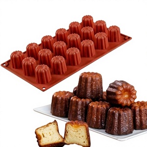 Moule à gâteau en silicone à 8 et 18 cavités, forme dentelle, pour mousse, pudding, dessert, cuisson au four, résistant à la chaleur - Product Image 1