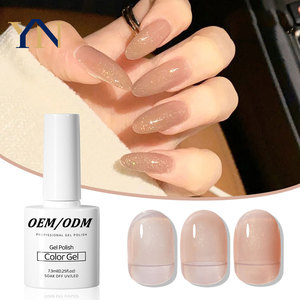 Vernis à ongles en gel UV translucide personnalisable OEM pour manucure et nail art, effet glacé et mat, 182 couleurs - Product Image 1
