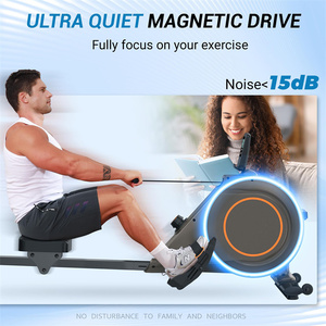 <span class=keywords><strong>Rameur</strong></span> magnétique domestique Niveaux de résistance Capacité de chargement Ftiness Workout Rowing Machine - Product Image 2