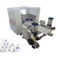 Machine de fabrication de rouleaux de papier thermique grand format, machine de bobinage et de découpe de papier thermique, prix