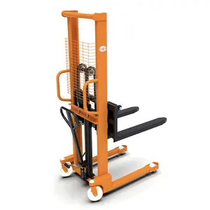 Chian OEM High Efficiency Hand Truck Hydraulic Pallet Lift Forklift Machine Manual Stacker