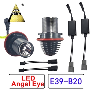 Anneaux LED <span class=keywords><strong>Angel</strong></span> <span class=keywords><strong>Eyes</strong></span>, halo ultra lumineux, COB <span class=keywords><strong>SMD</strong></span> 6000K blanc, 12V 40W, kit de rétrofit universel pour projecteur, accessoires pour éclairage de voiture - Product Image 3