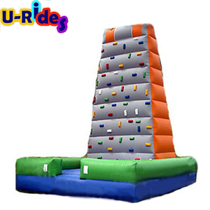 Escalade gonflable en PVC, jeu de sport de montagne, avec tapis gonflable, escalade murale gonflable pour terrain de jeu public en plein air - Product Image 2
