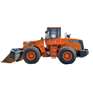 Cargadora de Ruedas DL505 Naranja, Equipo de Construcción de Uso Pesado con Cucharón Grande y Neumáticos Robustos - Product Image 1