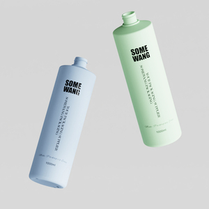 1000ML <span class=keywords><strong>1</strong></span> <span class=keywords><strong>Litro</strong></span> Commercio All'ingrosso shampoo e balsamo bottiglia verde vuoto cosmetici lozione per il corpo bottiglia di bottiglia di <span class=keywords><strong>plastica</strong></span> HDPE - Product Image 2