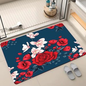 3 parça kat Mat ucuz alan kilim halı Diatom çamur banyo Mat halı banyo için - Product Image 1