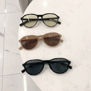 Montures de lunettes ovales transparentes pour hommes, monture complète, anti-UV et anti-lumière bleue, verres AC, design irrégulier R1 3846 - Product Image 4