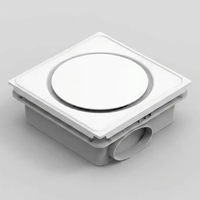 Ventilateur d'extraction axial ultra-plat 81 mm, 90 CFM, aspiration puissante, roulement à billes, fonctionnement silencieux, design moderne pour cuisine et salle de bain