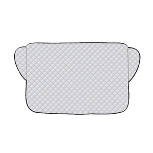 Pare-soleil avant floqué épaissi universel pour berlines et SUV, protection solaire estivale, installation extensible R-3911 - Product Image 2