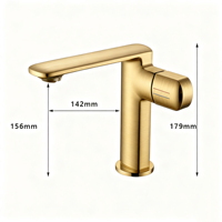 Haut de gamme 10 ans de garantie Villa salle de bain baignoire vanne thermostatique système de douche ensemble or brossé bain et douche robinets de pluie