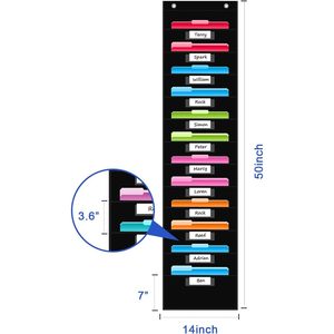 <b>File</b> <b>Storage</b> Pocket Chart ,Hanging Wall <b>File</b> Organizer for Classroom and Office, Organize Your Assignments, <b>Files</b>, Scrapbooks - Product Image 2