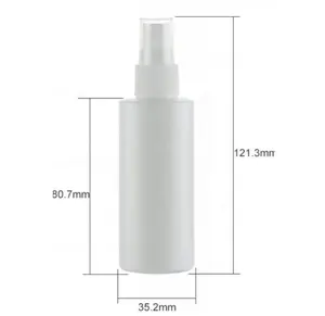 Stok Besar! Botol Semprot Bahu Datar Plastik HDPE, 60 Ml HDPE 60 Ml 2 Oz untuk Disinfektan