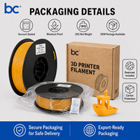 Filamen Becreative Multicolor PLA Plus PETG ABS Diameter 1.75mm Suhu Pencetakan 205-215°C 1kg/gulung Permukaan Halus Berkilau 3D