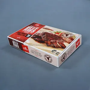 卸売カスタム印刷折りたたみ式アートペーパーアイスアイスキャンデー冷凍シーフード冷凍庫収納シリアル食品ボックス包装