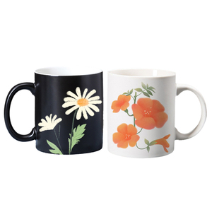 Échantillon gratuit, logo personnalisé imprimé, fabrication artisanale, vente en gros, mugs à café de voyage bon marché de 11 oz, mugs en céramique à sublimation - Product Image 5