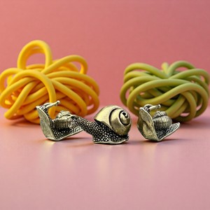1 Stuk Zen Tuin Decoratie Cadeau Handgemaakt Metalen Feng Shui Ambacht Oud Messing Slakken Ornament Dierenbeeldje Mini Thee Huisdier - Product Image 3