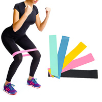 Pita Latihan Yoga Berkualitas Tinggi dari Produsen Asli, Pita Lateks untuk Olahraga Kebugaran dengan Logo, Resistance Band