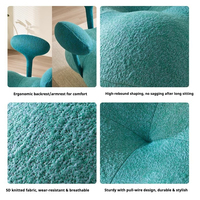 Fauteuil paresseux Lazy Beanbag, nouveau design européen, style léger et luxueux, chaise ballon magique créative, design de designer, un siège, canapé-lit multifonctionnel