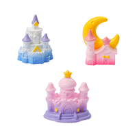 Fée Jardin Planteur Décor Sculpture Résine Étoile Lune Château Figurine En Vrac Bricolage Maison De Poupée Miniature Articles Maison De Noël Enfants Jouet