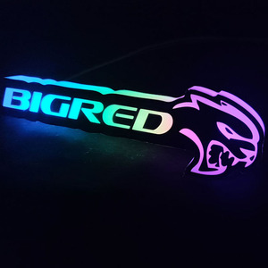 Emblèmes LED RGB personnalisés pour voiture, avec effet de poursuite de couleur, logo lumineux pour voiture, éclairage de marche, étanche pour SUV - Product Image 2