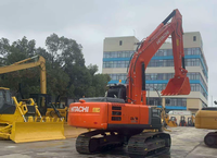 Excavatrice sur chenilles Hitachi ZX200 d'occasion, prix bas, nouveau modèle, moteur Cummins, 20 tonnes, capacité de la benne de 1,2 m, haute qualité