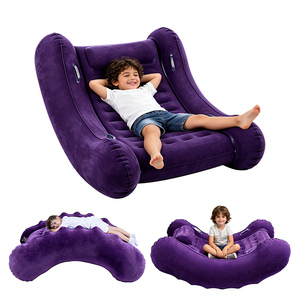 Sillón Mecedor Sensorial Moderno para Niños, Sofá Inflable Acolchado, Silla Mecedora Sensorial con Base Curva - Product Image 1