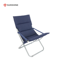 Chaise d'extérieur inclinable et réglable, fauteuil Portable, facile à transporter, pliable, 2 positions, nouveau modèle