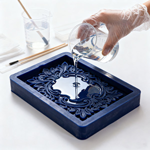 Kalıplama Silikon Kauçuk, DIY El Sanatları/Reçine/Takı Yapımı için Yüksek Esnekliğe Sahip Sıvı Silikon - Product Image 1