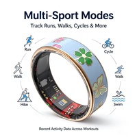 Bague connectée Fashion R19, autonomie de 3 à 5 jours, compatible Android et iOS, surveille la fréquence cardiaque et le sommeil