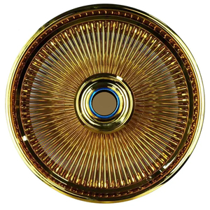 Wire <strong>Wheels</strong> China 20" 22" 24" 26" Inches All Golden <strong>Spoke</strong> Floating Cap Wire <strong>Wheel</strong> 20x9 20x10 22x9 22x10 26x10 <strong>Spoke</strong> <strong>Wheel</strong> - Product Image 3