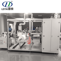 Machine de pliage de papier filtre haute température entièrement automatique et non perforée LTNWG-850, contrôlée par PLC, avec moteur