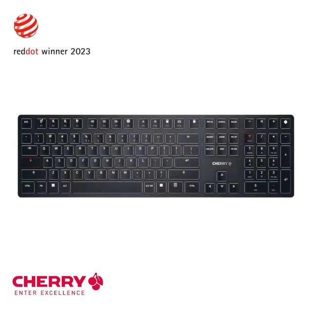 Premium Keyboard Wireless Top Quality CHERRY Kw X Ulp Low Profile Wireless Bluetooth Keyboard For Laptop