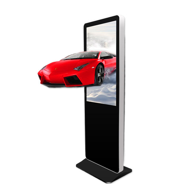 Eye Catching 65" 55 Inch Indoor 4K Glass Free 3D TV LCD Naked Eye 3D LCD LED Billboard Advertising Screen