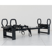 Máquina de Entrenamiento de Resistencia con Múltiples Resortes, Reformer Profesional para Yoga y Pilates, para Estudios de Fitness